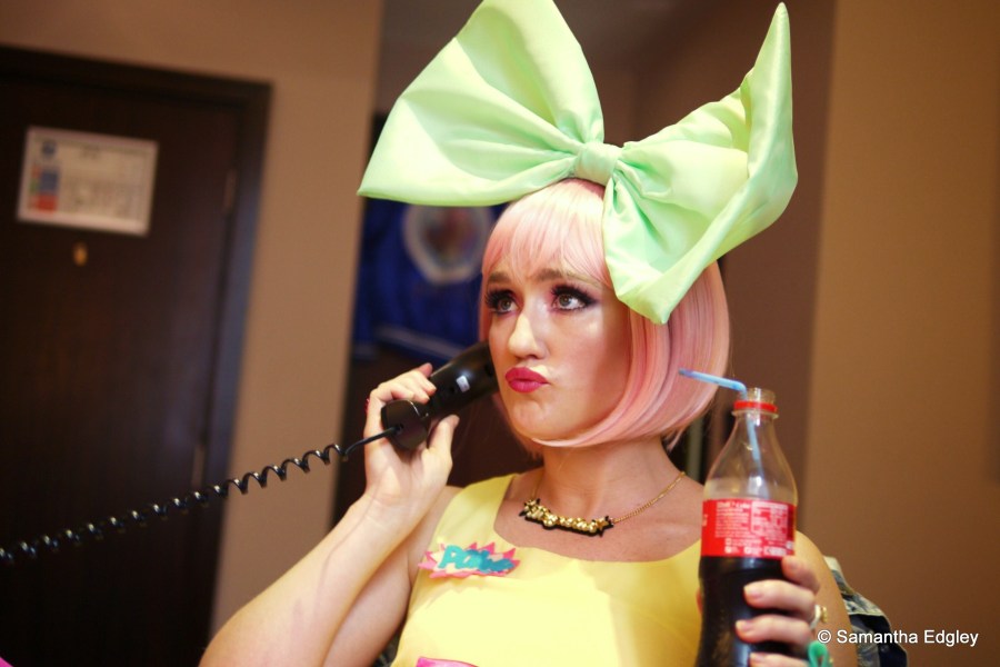 Meg Mosley, pre-appearance at Selfridges