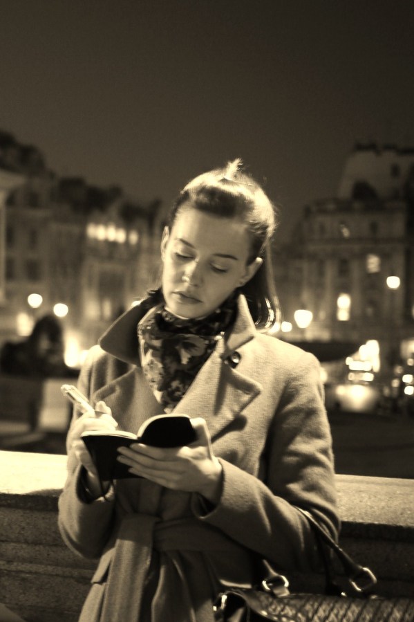 Helen Lloyd at Trafalgar Square