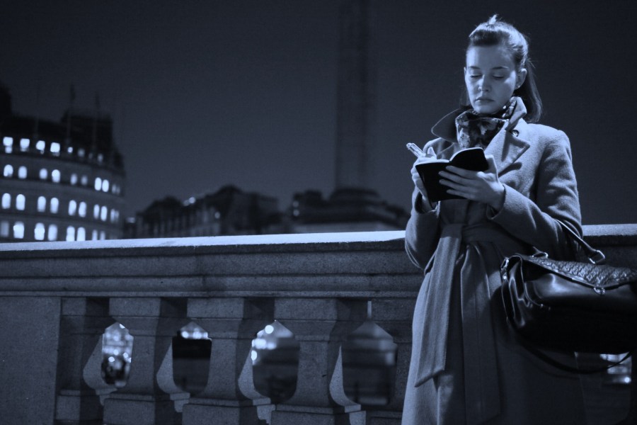 Helen Lloyd at Trafalgar Square